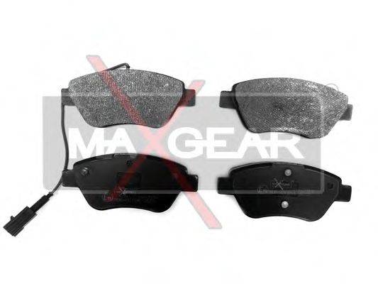 Комплект гальмівних колодок, дискове гальмо MAXGEAR 19-0514