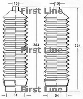 FIRST LINE FSG3178 Пыльник рулевой рейки