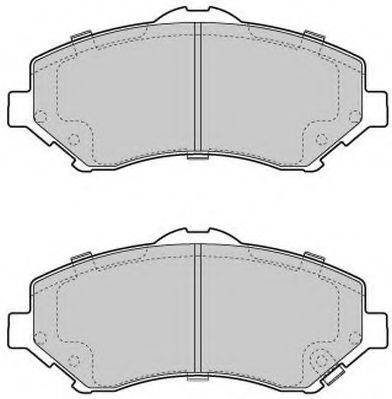 Комплект гальмівних колодок, дискове гальмо FREMAX FBP-1727