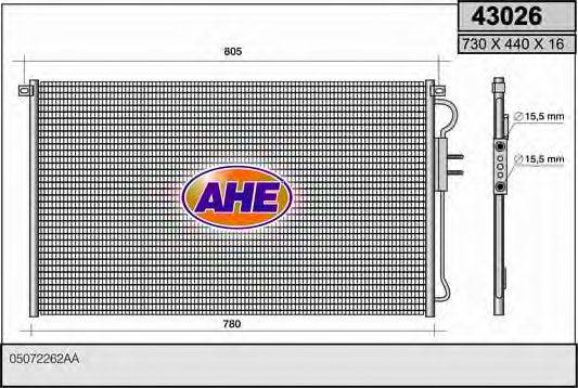 AHE 43026 Конденсатор кондиционера
