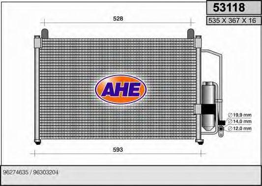 AHE 53118 Конденсатор кондиционера