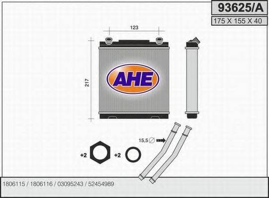 AHE 93625A Радиатор печки