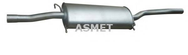 Середній глушник вихлопних газів ASMET 01.078