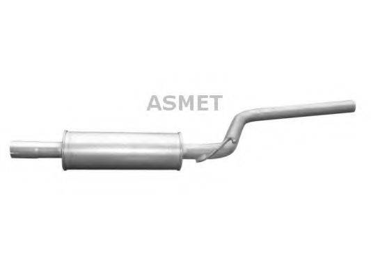Средний глушитель выхлопных газов ASMET 03.108