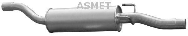 Середній глушник вихлопних газів ASMET 02.057