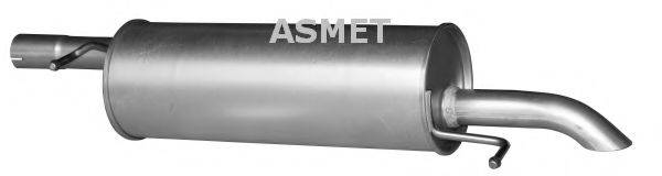 Глушитель выхлопных газов конечный ASMET 04.083