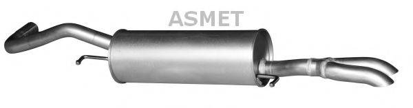 Глушитель выхлопных газов конечный ASMET 06.019