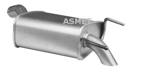 Глушитель выхлопных газов конечный ASMET 05.170
