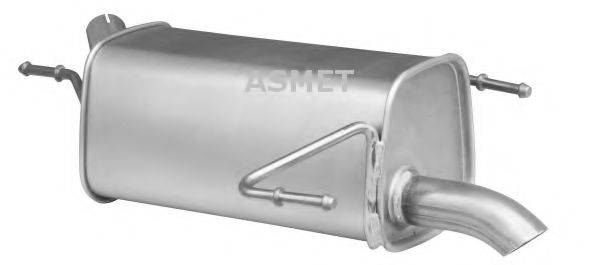 Глушник вихлопних газів кінцевий ASMET 05.171