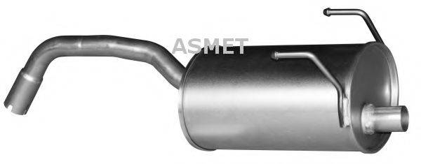 Глушитель выхлопных газов конечный ASMET 16.059