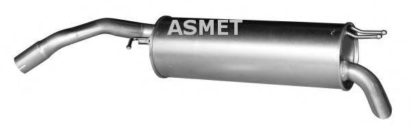 Глушитель выхлопных газов конечный ASMET 16.038