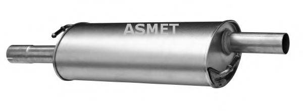 Середній глушник вихлопних газів ASMET 04.108