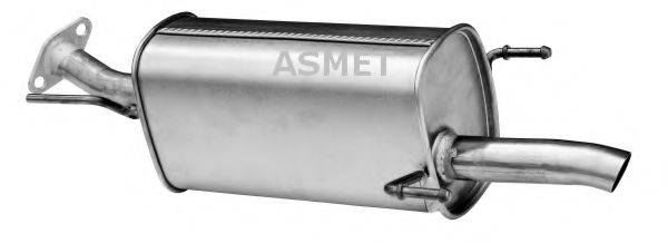 Глушитель выхлопных газов конечный ASMET 05.160