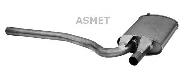 Середній глушник вихлопних газів ASMET 06.017