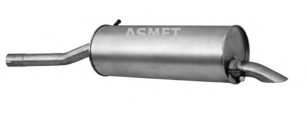 Глушитель выхлопных газов конечный ASMET 09.094
