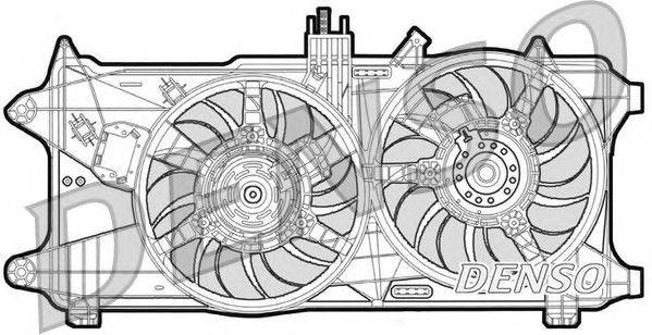 NPS DER09025 Вентилятор системы охлаждения двигателя