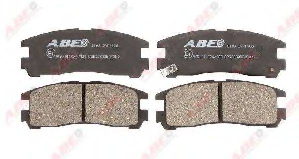 ABE C25003ABE Комплект гальмівних колодок, дискове гальмо