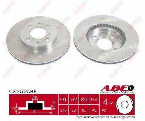 Тормозной диск ABE C31072ABE