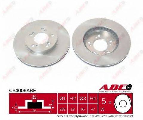 Тормозной диск ABE C34006ABE