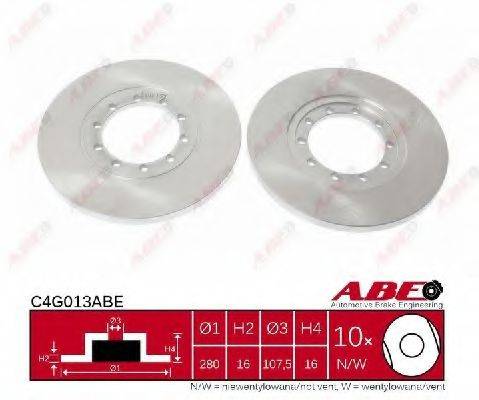 Тормозной диск ABE C4G013ABE