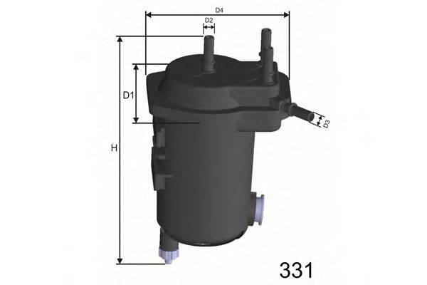MISFAT F113A Топливный фильтр