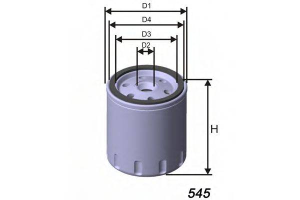 Масляний фільтр MISFAT Z435