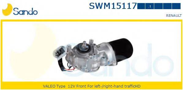 Двигун склоочисника SANDO SWM15117.1