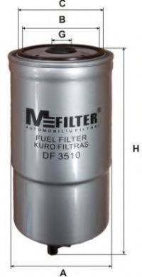 Паливний фільтр MFILTER DF 3510
