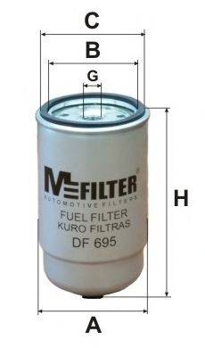 Паливний фільтр MFILTER DF 695