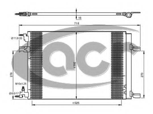 ACR 300663 Конденсатор кондиционера