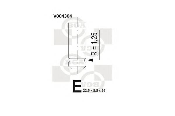 Випускний клапан BGA V004304