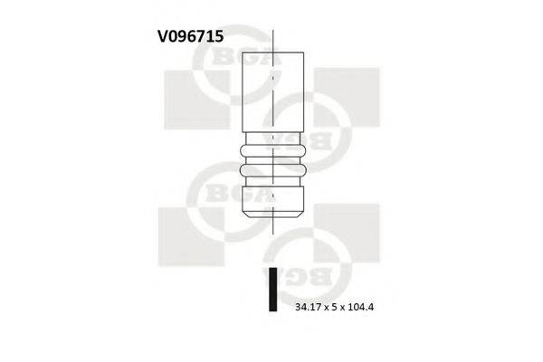 Впускний клапан BGA V096715