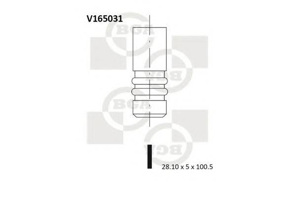 Випускний клапан BGA V165031