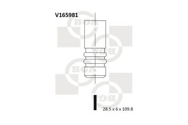 Випускний клапан BGA V165981