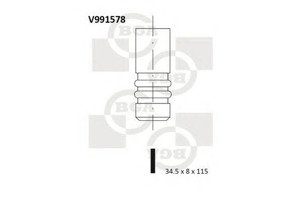 Випускний клапан BGA V991578