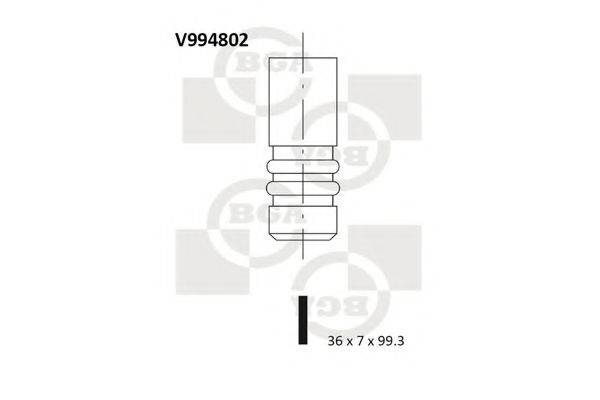 Впускний клапан BGA V994802