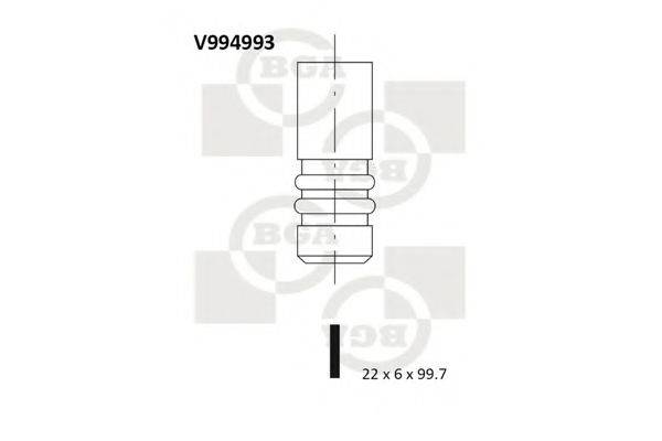 Випускний клапан BGA V994993