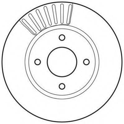 Тормозной диск JURID 562811JC
