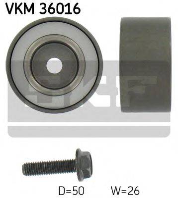 Паразитний / провідний ролик, полікліновий ремінь SKF VKM 36016