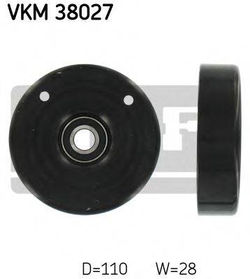 Паразитний / провідний ролик, полікліновий ремінь SKF VKM 38027