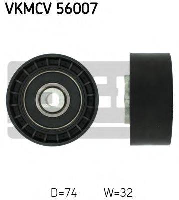 Паразитний / провідний ролик, полікліновий ремінь SKF VKMCV 56007