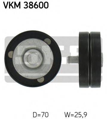 SKF VKM38600 Паразитний / провідний ролик, полікліновий ремінь