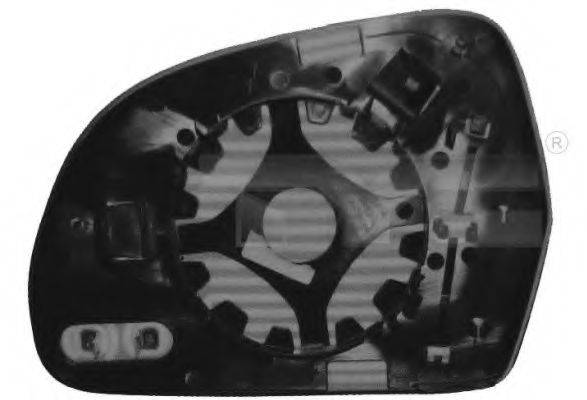 Дзеркальне скло, зовнішнє дзеркало TYC 302-0071-1