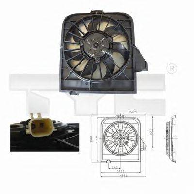 Вентилятор системы охлаждения двигателя TYC 804-0002
