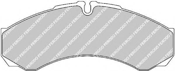 Комплект гальмівних колодок, дискове гальмо FERODO FVR1102