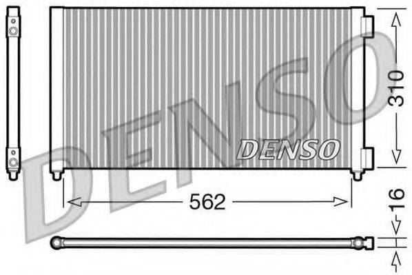 DENSO DCN09102 Конденсатор кондиционера