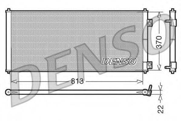 Конденсатор, кондиціонер DENSO DCN10018