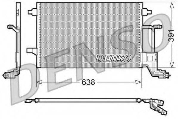 Конденсатор кондиционера DENSO DCN02014