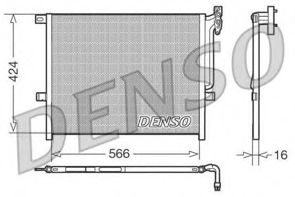 DENSO DCN05004 Конденсатор, кондиціонер