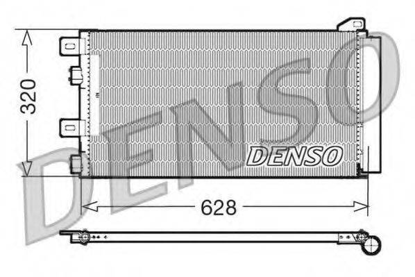 Конденсатор кондиционера DENSO DCN05101